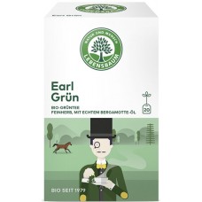 Žalioji arbata „Earl green“ su bergamočių ir citrinų aliejais, ekologiška (20pak.x1.5g)